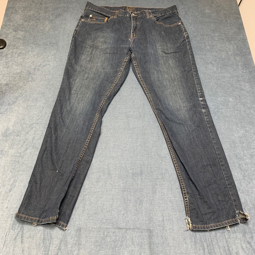 An Original Penguin By Munsingwear Jeans Mens 38x32 Blue Denim Cotton Straight